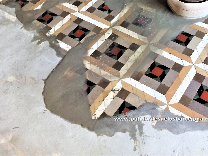 Sistema propio de pulido para&nbsp;como limpiar suelos antiguos interiores&nbsp;o exteriores.&nbsp;Restauración de pavimentos modernistas&nbsp;y&nbsp;limpieza y abrillantado de baldosas&nbsp;con pulidoras y abrillantadoras de última generación. Servicio de acabado de suelos.