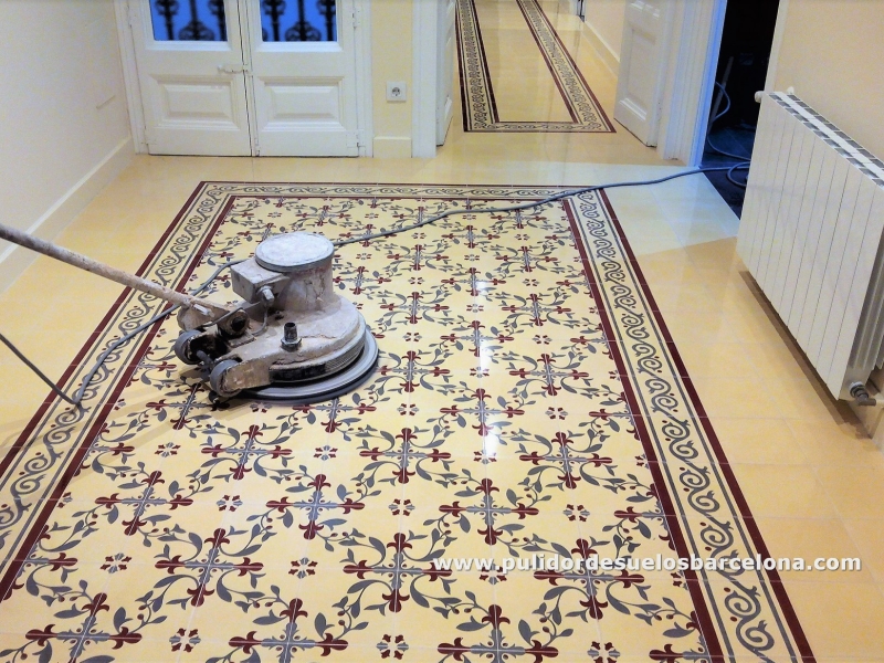 Puede confiar en nuestra larga trayectoria y contratar un profesional&nbsp;pulidor de suelos&nbsp;para lijar, pulir, rejuntar, rebajar o&nbsp;abrillantar su suelo de mosaico antiguo o nuevo. Ofrecemos el mejor tratamiento personalizado de&nbsp;limpieza, pulido y abrillantado&nbsp;que realzará la belleza natural y centenaria de su hogar. Servicio de acabado de suelosen Barcelona, Badalona y Hospitalet de llobregat.