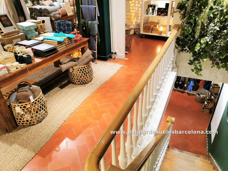 Limpieza y pulido suelos de barro deteriorados con manchas y rayas. Precio 30€xm2. Limpiar pavimentos de moho, bacterias y virus incrustados en superficie. Empresa de limpieza profesional de suelos.